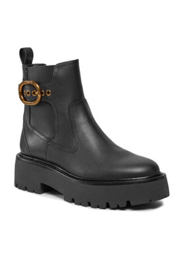 Kurt Geiger Sztyblety 225-Mayfair Chelsea Boot 625700109 Czarny. Kolor: czarny. Materiał: skóra