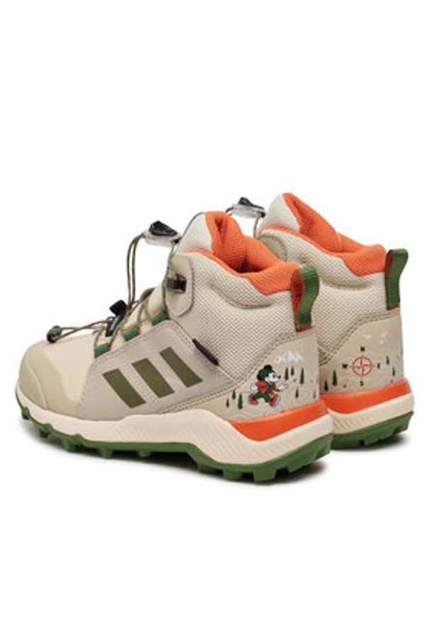 Adidas - adidas Trekkingi Terrex Disney Mid GORE-TEX ID3452 Beżowy. Kolor: beżowy. Materiał: materiał. Technologia: Gore-Tex. Wzór: motyw z bajki. Model: Adidas Terrex. Sport: turystyka piesza