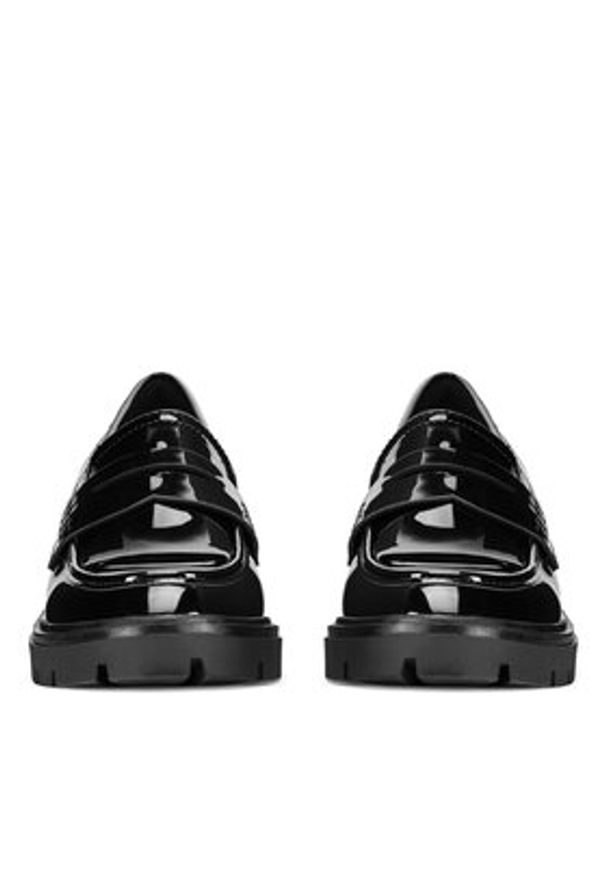 DeeZee Loafersy MIRIANA Czarny. Kolor: czarny. Materiał: materiał, syntetyk
