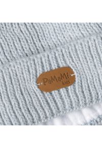Zimowa czapka dziewczęca PaMaMi - Lodowy. Materiał: poliamid, akryl. Sezon: zima #3