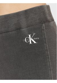 Calvin Klein Jeans Legginsy J20J220542 Szary Slim Fit. Kolor: szary. Materiał: bawełna