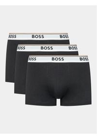 BOSS - Boss Komplet 3 par bokserek Power 50475274 Czarny. Kolor: czarny. Materiał: bawełna #1