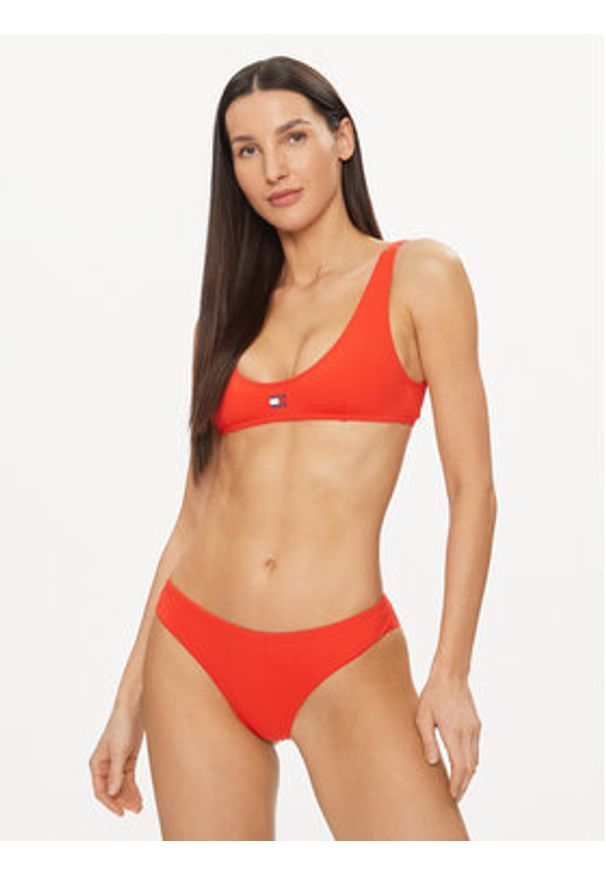 TOMMY HILFIGER - Tommy Hilfiger Dół od bikini UW0UW05083 Czerwony. Kolor: czerwony. Materiał: syntetyk