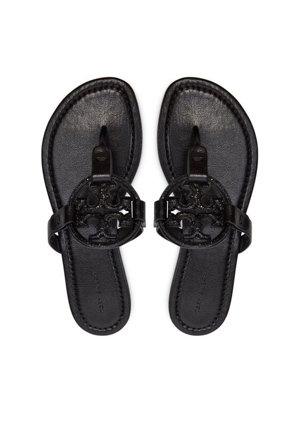 Tory Burch Japonki 145945 Czarny. Kolor: czarny. Materiał: skóra