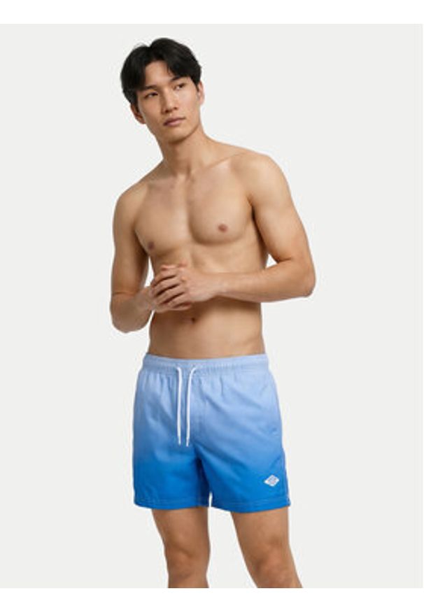 Jack & Jones Szorty kąpielowe Maui Horizon 12291438 Niebieski Regular Fit. Kolor: niebieski. Materiał: syntetyk