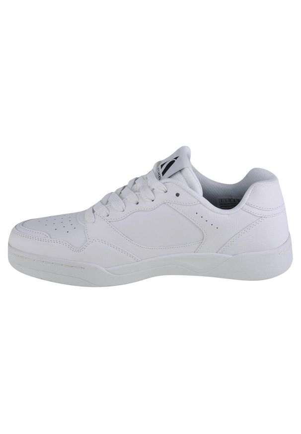 skechers - Buty sportowe Sneakersy męskie, Skechers Koopa-Volley Low Varsity. Kolor: biały. Sport: turystyka piesza