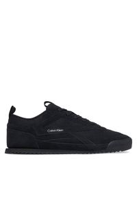 Calvin Klein Sneakersy Low Pro Runner Mix Mat HM0HM02208 Czarny. Kolor: czarny. Materiał: zamsz, skóra #1