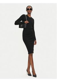 Pinko - PINKO Spódnica ołówkowa Costina 104021 A15S Czarny Slim Fit. Kolor: czarny. Materiał: syntetyk #3