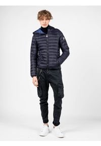 Invicta Kurtka "Down Jacket" | 4431449 | Mężczyzna | Granatowy. Okazja: na co dzień. Typ kołnierza: kaptur. Kolor: niebieski. Materiał: poliamid. Wzór: aplikacja. Styl: casual #1