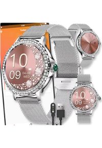 Active Band - SMARTWATCH WATCH ZEGAREK AMOLED BLUETOOTH ROZMOWY MENU PL DAMSKI SMARTBAND NX19. Rodzaj zegarka: smartwatch