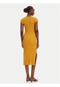 Pinko - PINKO Sukienka dzianinowa 104745 A2FR HN7 Brązowy Regular Fit. Kolor: brązowy. Materiał: syntetyk #4