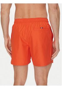 TOMMY HILFIGER - Tommy Hilfiger Szorty kąpielowe UM0UM03258 Pomarańczowy Regular Fit. Kolor: pomarańczowy. Materiał: syntetyk #4