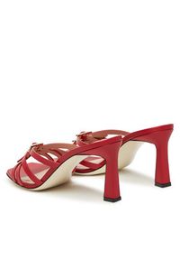 Pollini Klapki SA28217C0MTC0501 Czerwony. Kolor: czerwony. Materiał: skóra