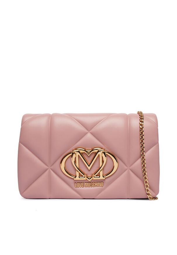 Love Moschino - LOVE MOSCHINO Torebka JC4043PP0OLC0600 Różowy. Kolor: różowy. Materiał: skórzane