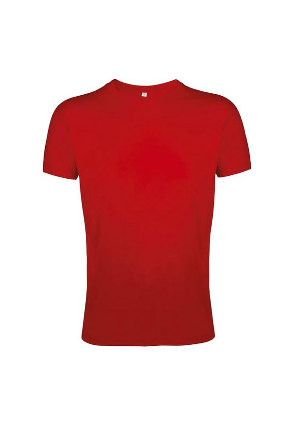 SOL'S - Koszulka Regent Slim Unisex Dla Dorosłych. Kolor: czerwony. Sport: turystyka piesza