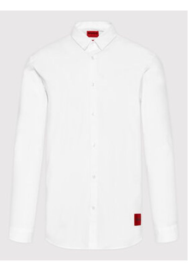 Hugo Koszula Ero3-W 50475687 Biały Extra Slim Fit. Kolor: biały. Materiał: bawełna