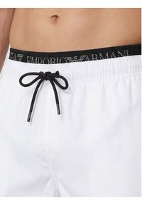 EA7 Emporio Armani Szorty kąpielowe 7M001689 AF21074 U0002 Biały Regular Fit. Kolor: biały. Materiał: syntetyk #3