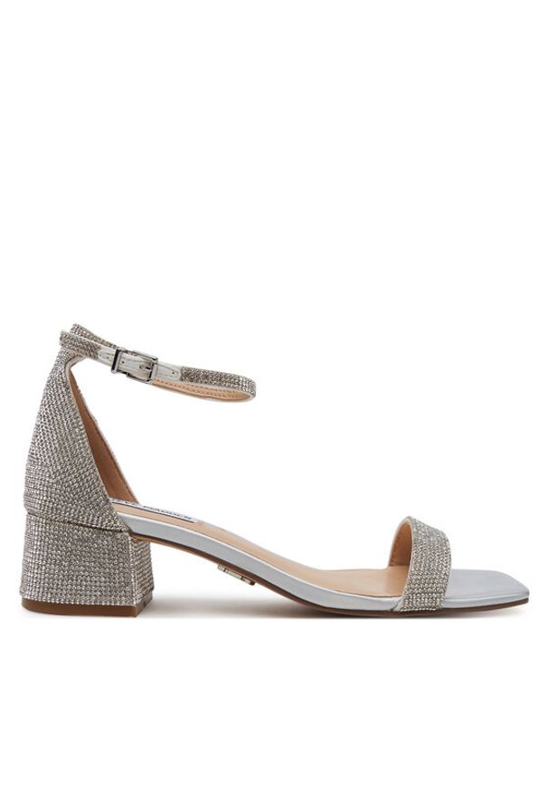 Steve Madden Sandały Gena-R SM11003580 Srebrny. Kolor: srebrny. Materiał: materiał