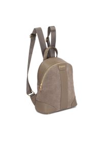 Kazar - Plecak damski z zamszu i skóry licowej. Materiał: skóra, zamsz. Styl: elegancki, klasyczny #2