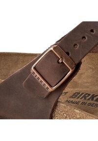 Birkenstock Japonki Gizeh 0743831 Brązowy. Kolor: brązowy. Materiał: skóra, nubuk #5