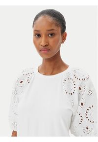 French Connection Bluzka 76YAS 10 Biały Regular Fit. Kolor: biały. Materiał: bawełna #3