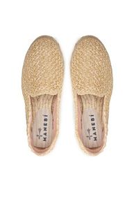 Manebi Espadryle Double Sole Espadrilles V 2.7 D0 Beżowy. Kolor: beżowy