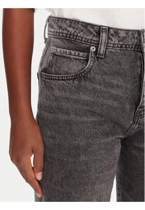 Roxy Jeansy Milla ERJDP03312 Szary Wide Leg. Kolor: szary