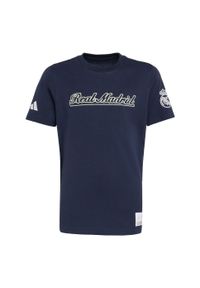 Adidas - Koszulka Real Madryt US Pack Kids. Kolor: biały, wielokolorowy, niebieski