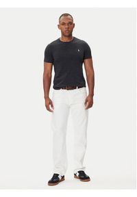 Polo Ralph Lauren T-Shirt Classics 710671438164 Czarny Slim Fit. Typ kołnierza: polo. Kolor: czarny. Materiał: bawełna #4