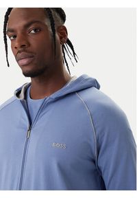 BOSS Bluza Mix&Match 50515313 Błękitny Regular Fit. Kolor: niebieski. Materiał: bawełna #3