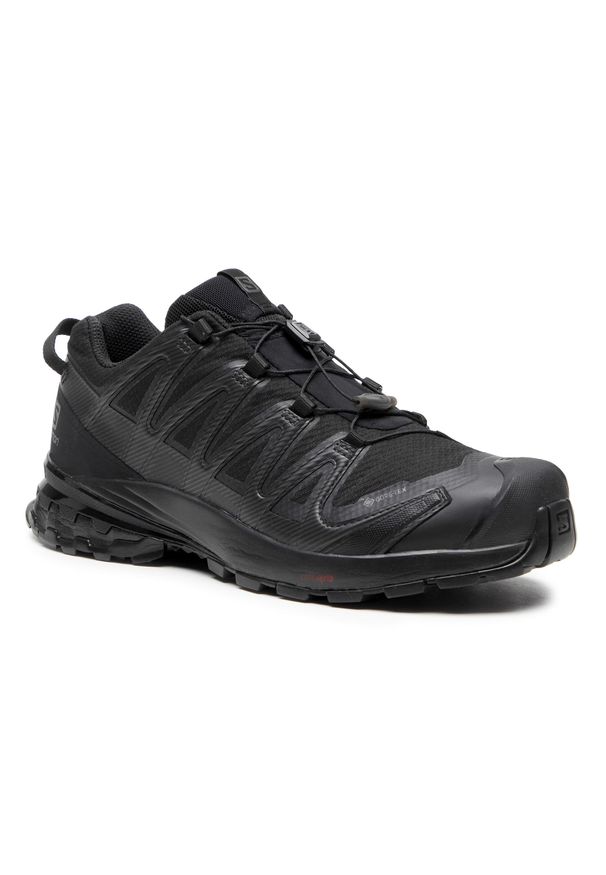 salomon - Trekkingi Salomon Xa Pro 3D V8 Gtx GORE-TEX 409889 27 V0 Black/Black/Black. Kolor: czarny. Materiał: materiał. Technologia: Gore-Tex. Sport: turystyka piesza