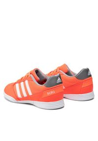Adidas - adidas Buty Super Sala J GV7594 Pomarańczowy. Kolor: pomarańczowy. Materiał: materiał #3