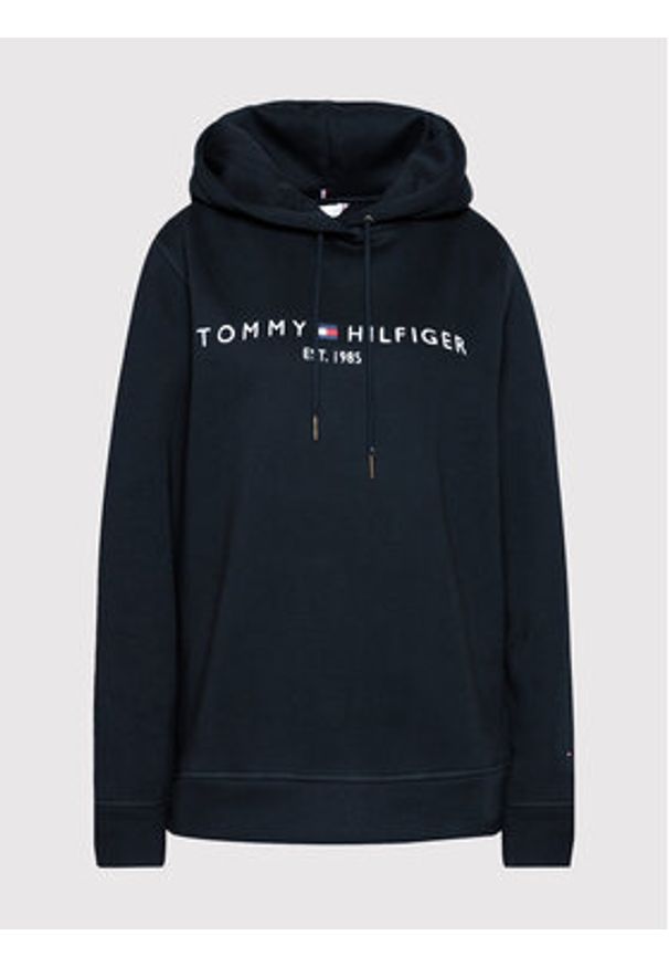 TOMMY HILFIGER - Tommy Hilfiger Bluza Heritage WW0WW31998 Granatowy Regular Fit. Kolor: niebieski. Materiał: bawełna, syntetyk