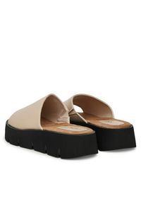 Jenny - JENNY Klapki HY2318-01 Beżowy. Kolor: beżowy. Materiał: materiał, syntetyk #8