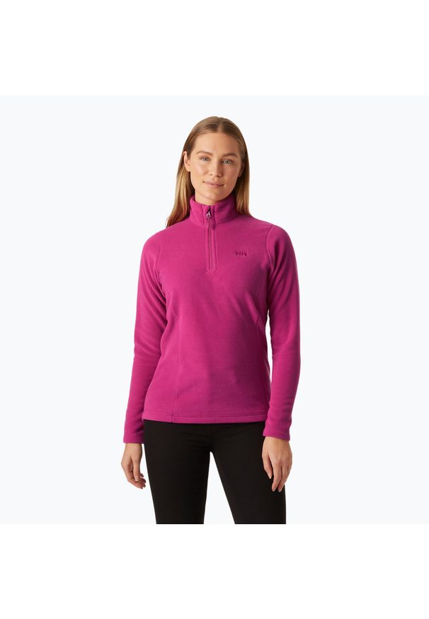 Bluza trekkingowa damska Helly Hansen Daybreaker 1/2 Zip. Kolor: różowy. Materiał: polar. Sport: turystyka piesza