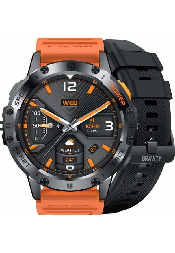 Smartwatch Gravity Zegarek męski SMARTWATCH GRAVITY GT22-3. Rodzaj zegarka: smartwatch