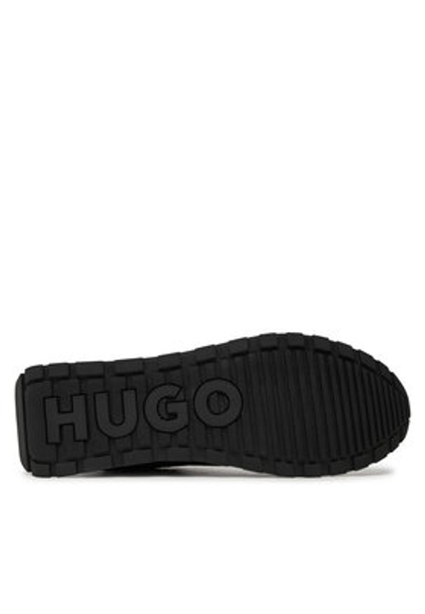Hugo Sneakersy Icelin 50529581 Czarny. Kolor: czarny. Materiał: skóra