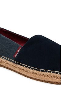 TOMMY HILFIGER - Tommy Hilfiger Espadryle Hilfiger Flex Mix Espadrille FM0FM05497 Granatowy. Kolor: niebieski. Materiał: zamsz, skóra #4