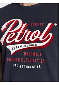 Petrol Industries T-Shirt M-3020-TSR602 Granatowy Regular Fit. Kolor: niebieski. Materiał: bawełna #4