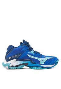 Buty halowe Mizuno. Kolor: niebieski. Model: Mizuno Wave