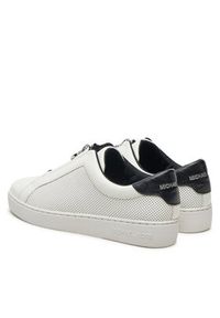 MICHAEL Michael Kors Sneakersy Keaton Zip Slip On 43R5KEFP1L Biały. Zapięcie: bez zapięcia. Kolor: biały. Materiał: skóra