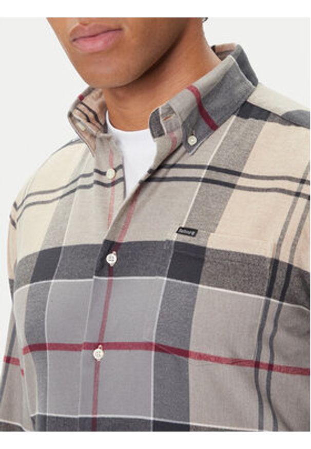 Barbour Koszula Edderton MSH4990TN53 Beżowy Regular Fit. Kolor: beżowy. Materiał: bawełna