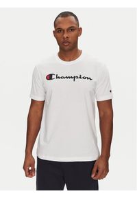 Champion T-Shirt 220256 Biały Regular Fit. Kolor: biały. Materiał: bawełna