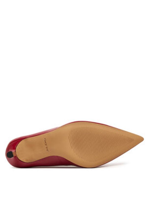Aldo Szpilki Ellena 14295984 Czerwony. Kolor: czerwony. Materiał: skóra. Obcas: na szpilce