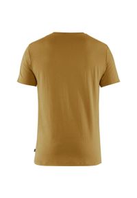 Fjällräven - Koszulka szybkoschnąca męska Fjallraven Logo T-shirt. Kolor: żółty