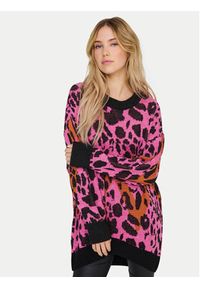 only - ONLY Sweter Helena 15332159 Różowy Oversize. Kolor: różowy. Materiał: syntetyk #6