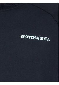 Scotch & Soda Bluza Unisex 169323 Granatowy Regular Fit. Kolor: niebieski. Materiał: bawełna #3