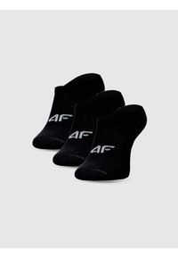 4f - 4F Skarpetki krótkie (3-pack) chłopięce - czarne 32-34. Kolor: czarny #1