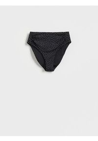 Reserved - Dół od bikini - czarny. Stan: podwyższony. Kolor: czarny. Materiał: materiał
