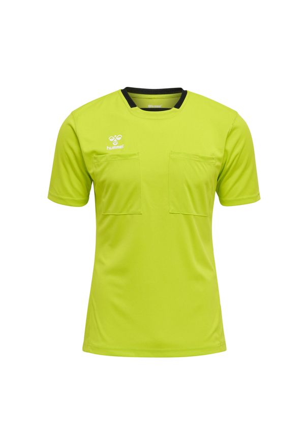 Hummel Koszulka sędziowska arbitra sędzia Referee Chevron Jersey. Kolor: żółty, wielokolorowy, zielony. Materiał: jersey. Sport: piłka nożna